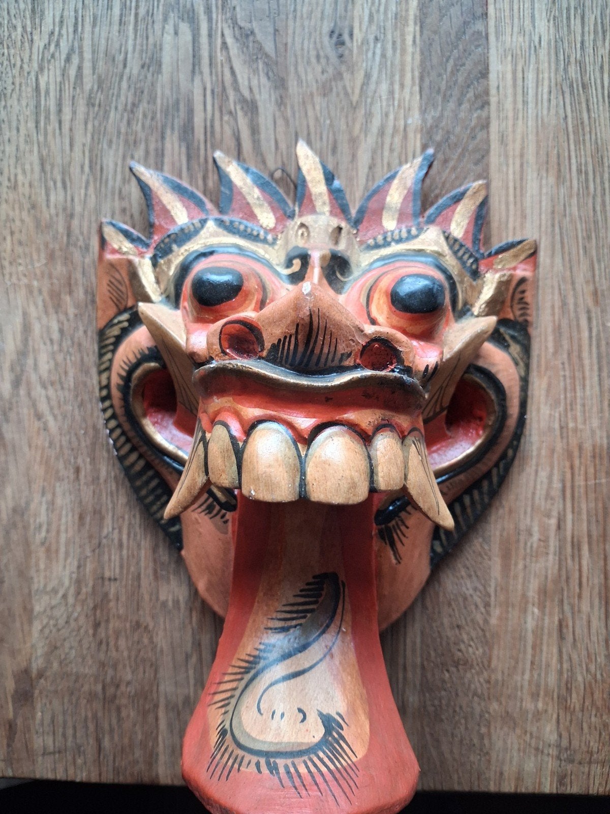 Houten masker "Rangda" (de demonenkoningin), Ophalen of Verzenden