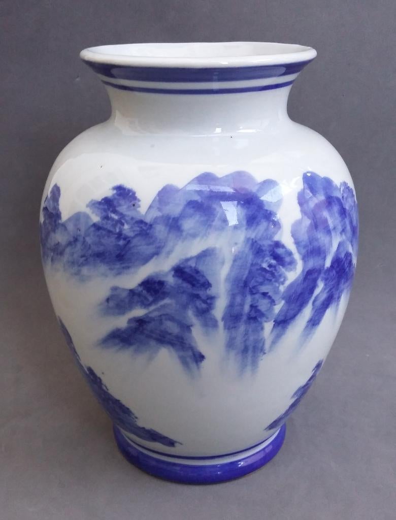 20 ste eeuw Porseleinen Vaas China Japan Azië, Antiek en Kunst, Antiek | Porselein, Ophalen of Verzenden
