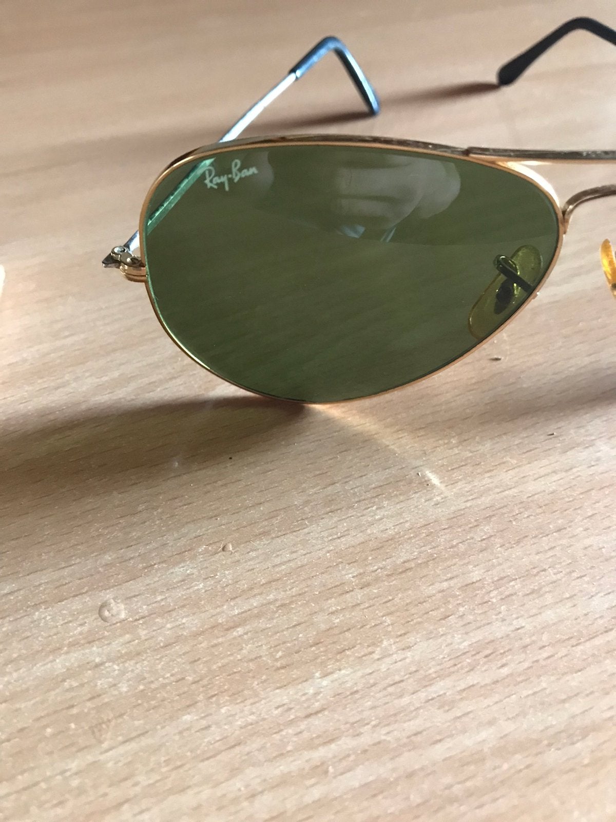 Vintage rayban aviator zonnebril, Ophalen of Verzenden, Gebruikt, Ray-Ban