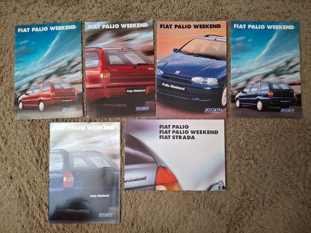 Lot autofolders Fiat Palio weekend, Boeken, Verzenden, Zo goed als nieuw, Overige merken