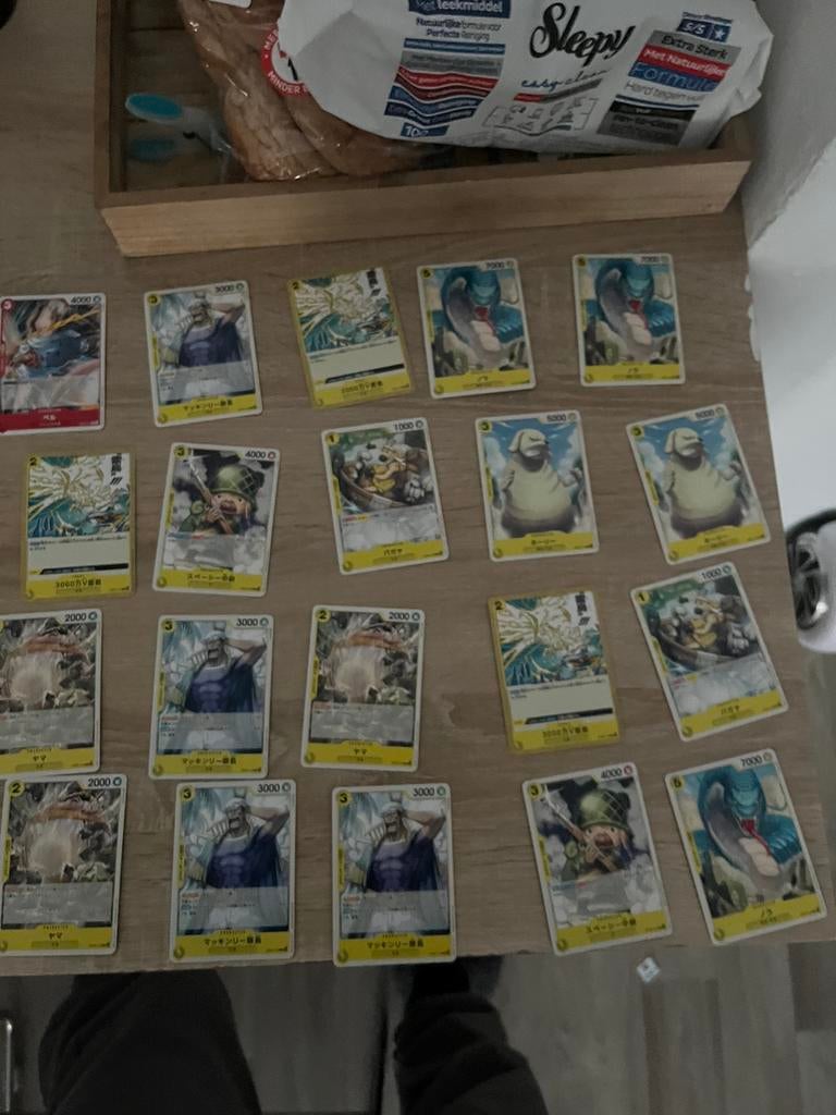 one piece kaarten, Ophalen, Zo goed als nieuw, Meerdere kaarten