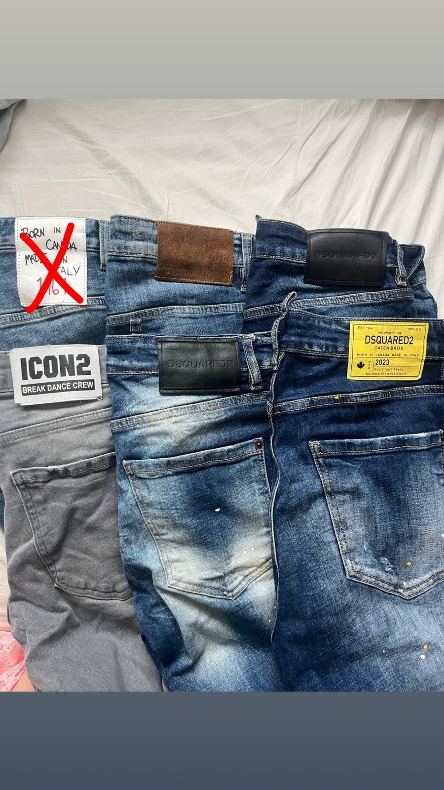 Dsquared 2 collectie, Ophalen of Verzenden, Gedragen, Blauw, Overige jeansmaten