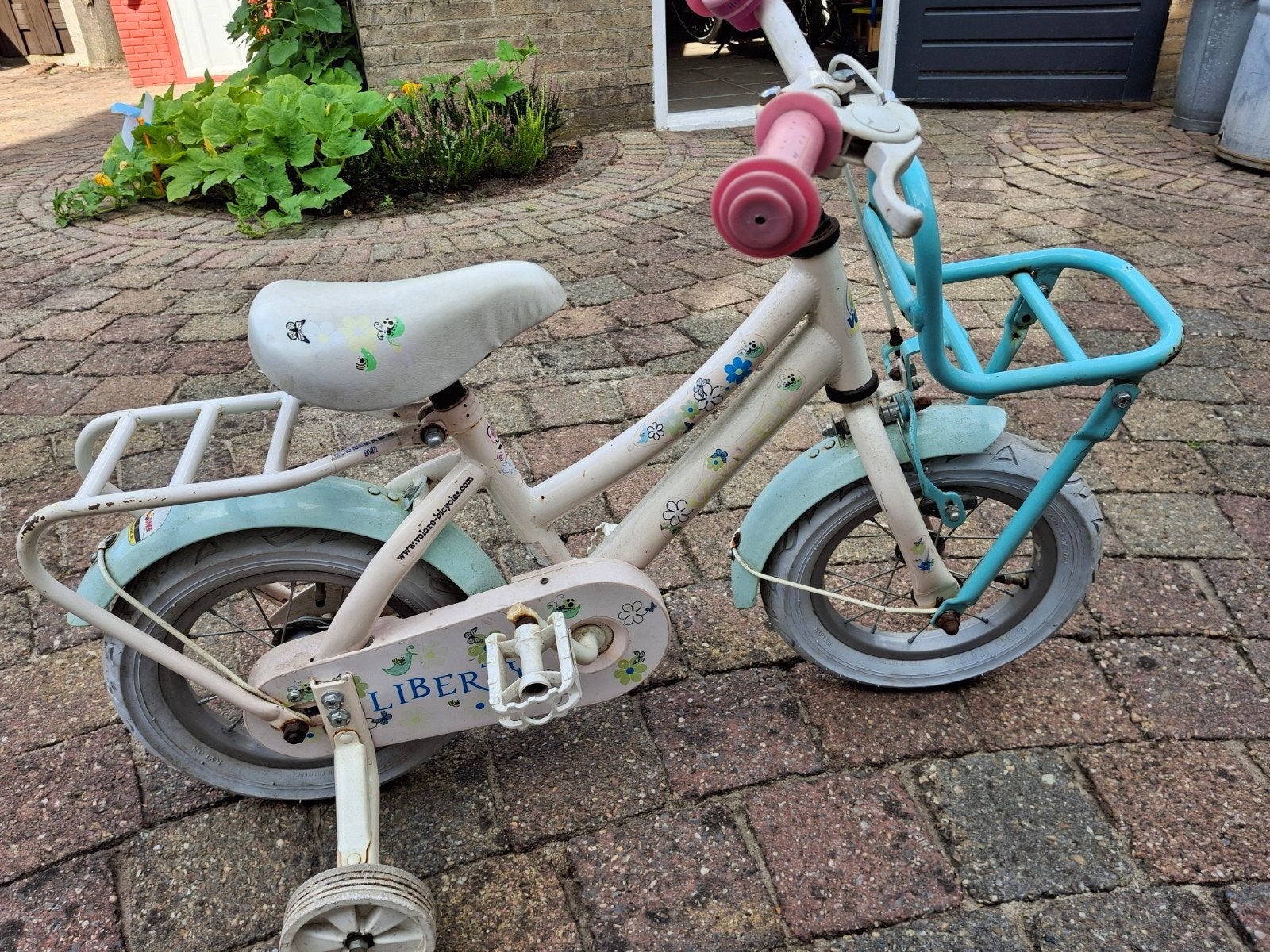 kinderfietsje 12 inch, Ophalen, Gebruikt, Minder dan 16 inch, Zijwieltjes