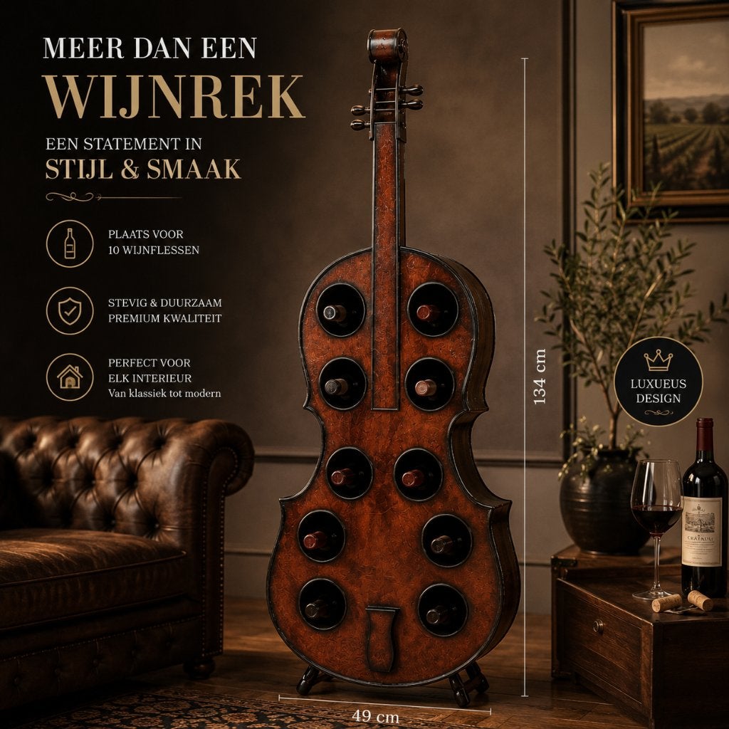 Cello wijnrek - Wijnrekken - Wijn houder - Flessen houder, Kouwehoek 1b, Nieuw, Ophalen of Verzenden, Info@caveandgarden.nl
