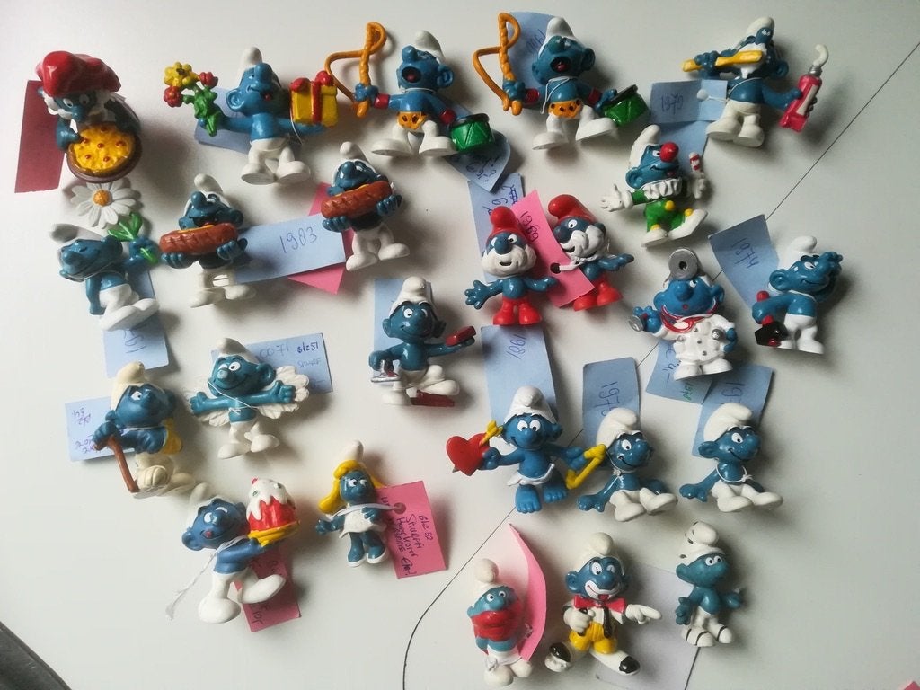 Smurfen ( zie foto's) nieuw/zgan/gebruikt, Ophalen of Verzenden, Zo goed als nieuw, Verschillende Smurfen, Poppetje, Figuurtje of Knuffel