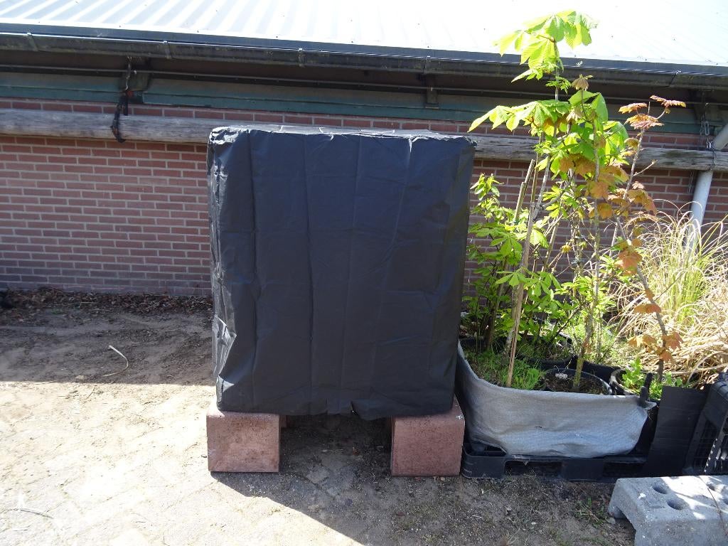 Watertank 1000ltr met toebehoren watervat voedselveilig ibc, Ophalen, Overige materialen, Met kraantje, 150 liter of meer