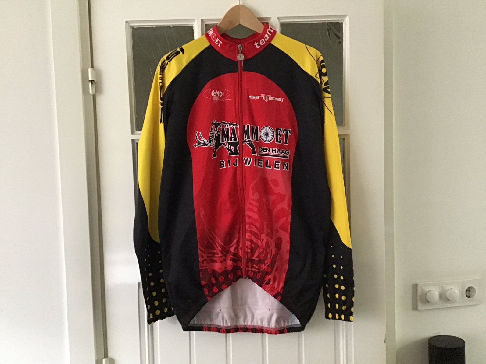 Racefiets jack jas mt XL vintage, Sport en Fitness, Wielrennen, Ophalen of Verzenden, Gebruikt, Kleding