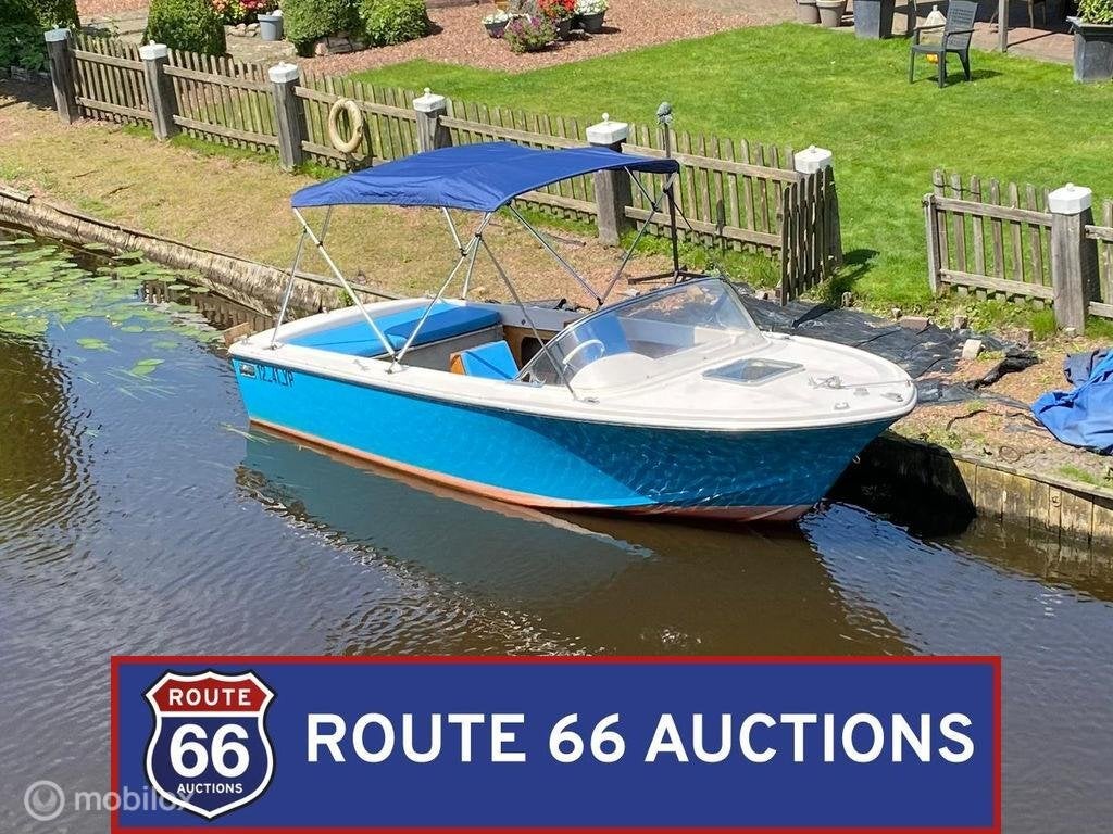 Mistral GT Speedboat | 1973 | Route 66 Auctions, Auto's, Oldtimers, Overige merken, Overige carrosserieën, Zwart, Bedrijf