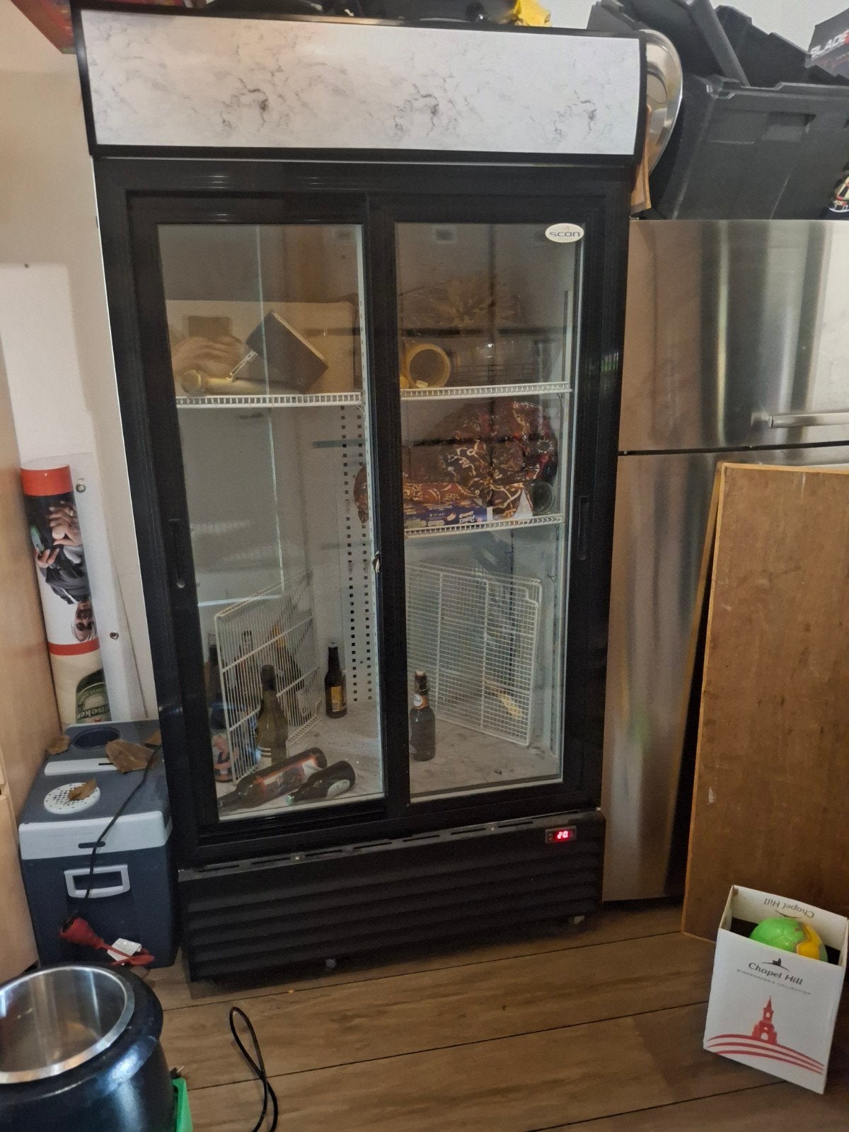 Horeca koelkast 2 schuifdeuren., Ophalen