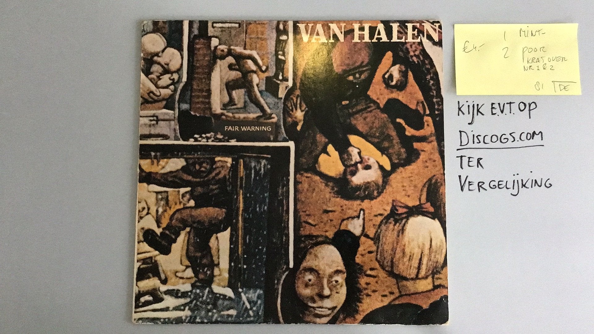Van Halen - Fair Warning, Ophalen of Verzenden, Gebruikt