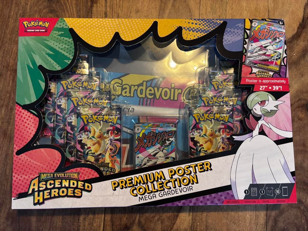 Ascended Heroes Poster Collection Gardevoir, Ophalen of Verzenden, Nieuw