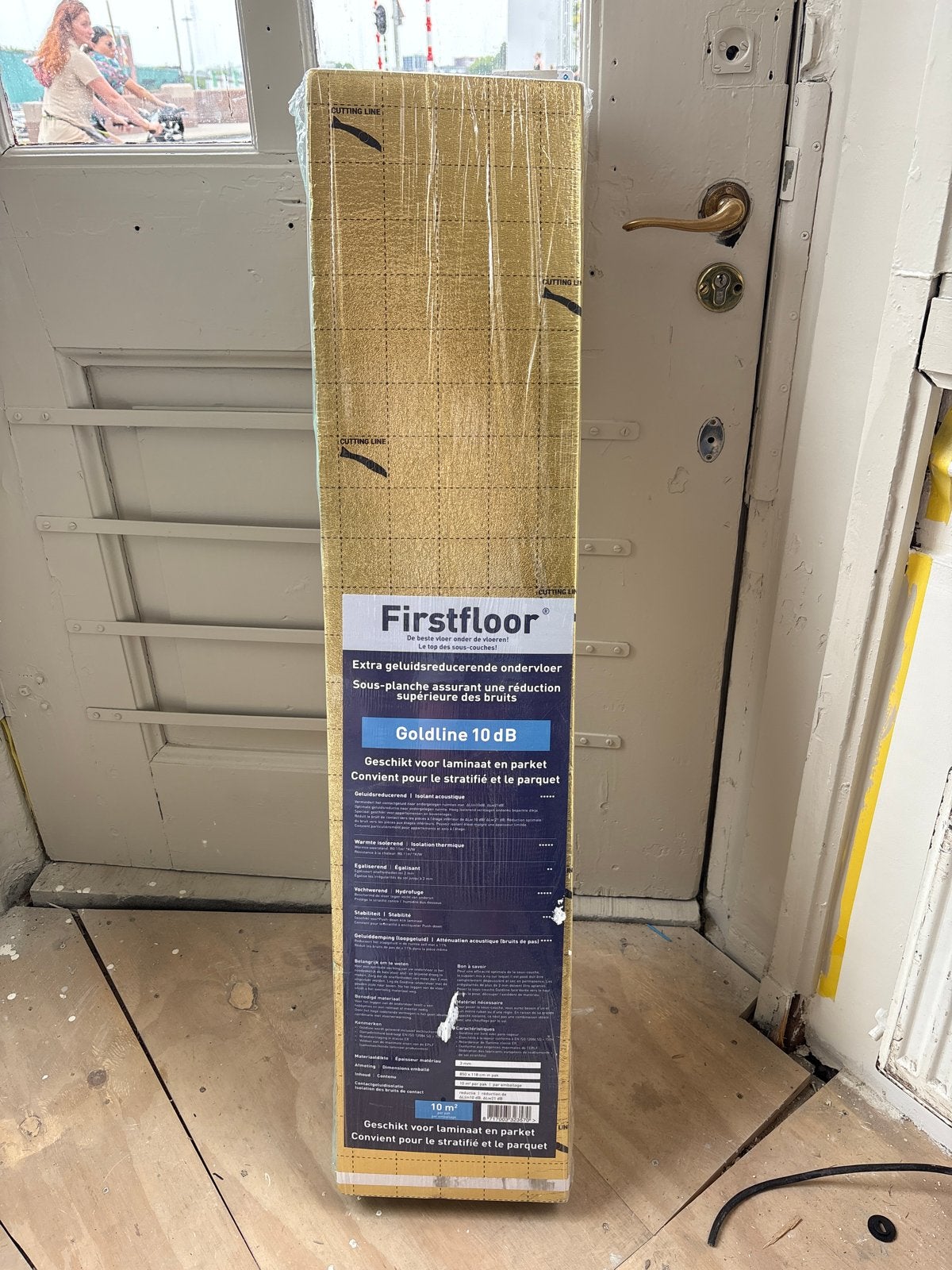 4 pakken Firstfloor Goldline 10 dB ondervloer, Ophalen, Overige materialen, Overige typen, Nieuw