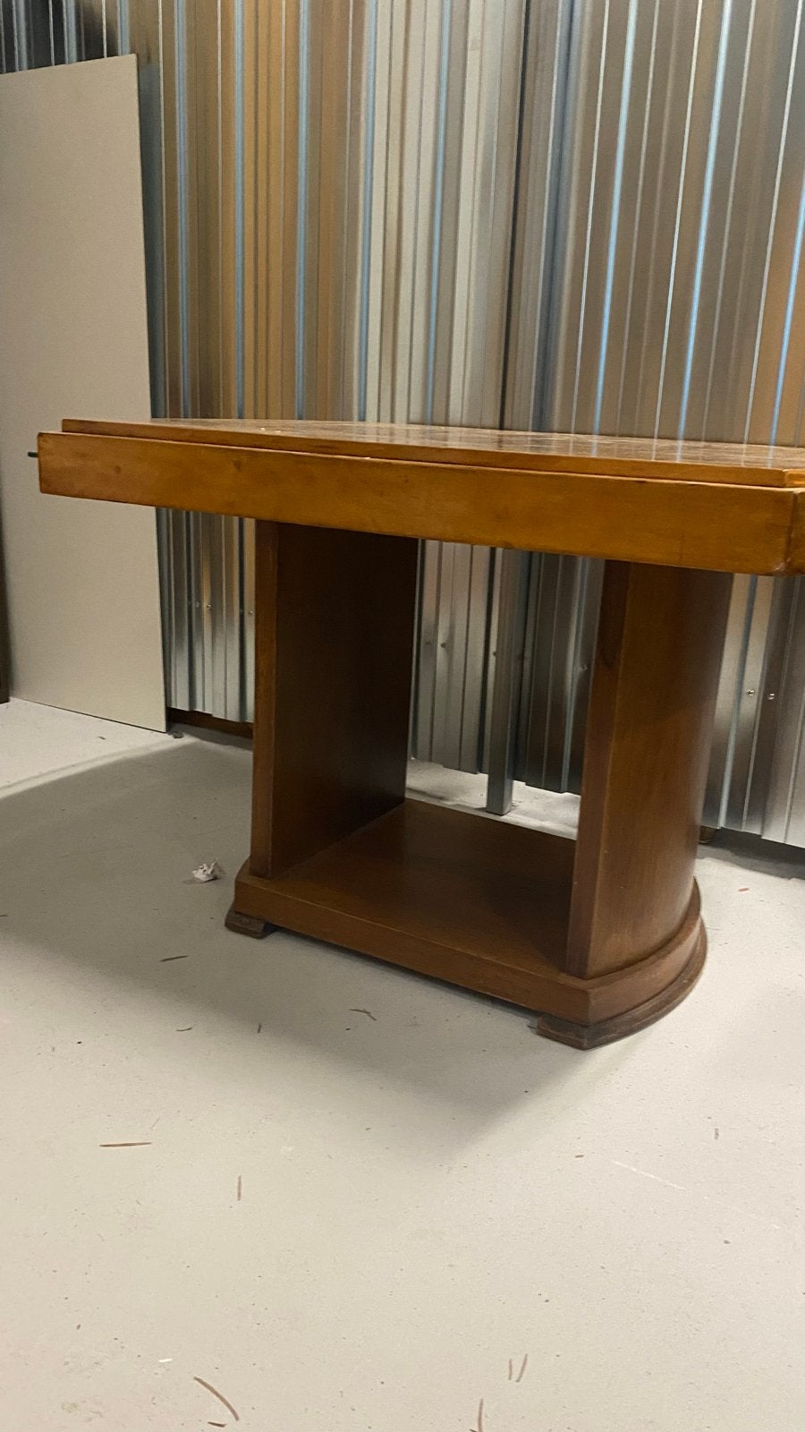 Elegante houten sidetable met glazen blad, Antiek en Kunst, Antiek | Meubels | Tafels, Ophalen