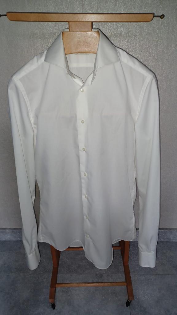 Suitsupply overhemd maat 39 Mouwlengte 7 100% Egyption Cotto, Verzenden, Zo goed als nieuw, Wit, Halswijdte 39/40 (M)