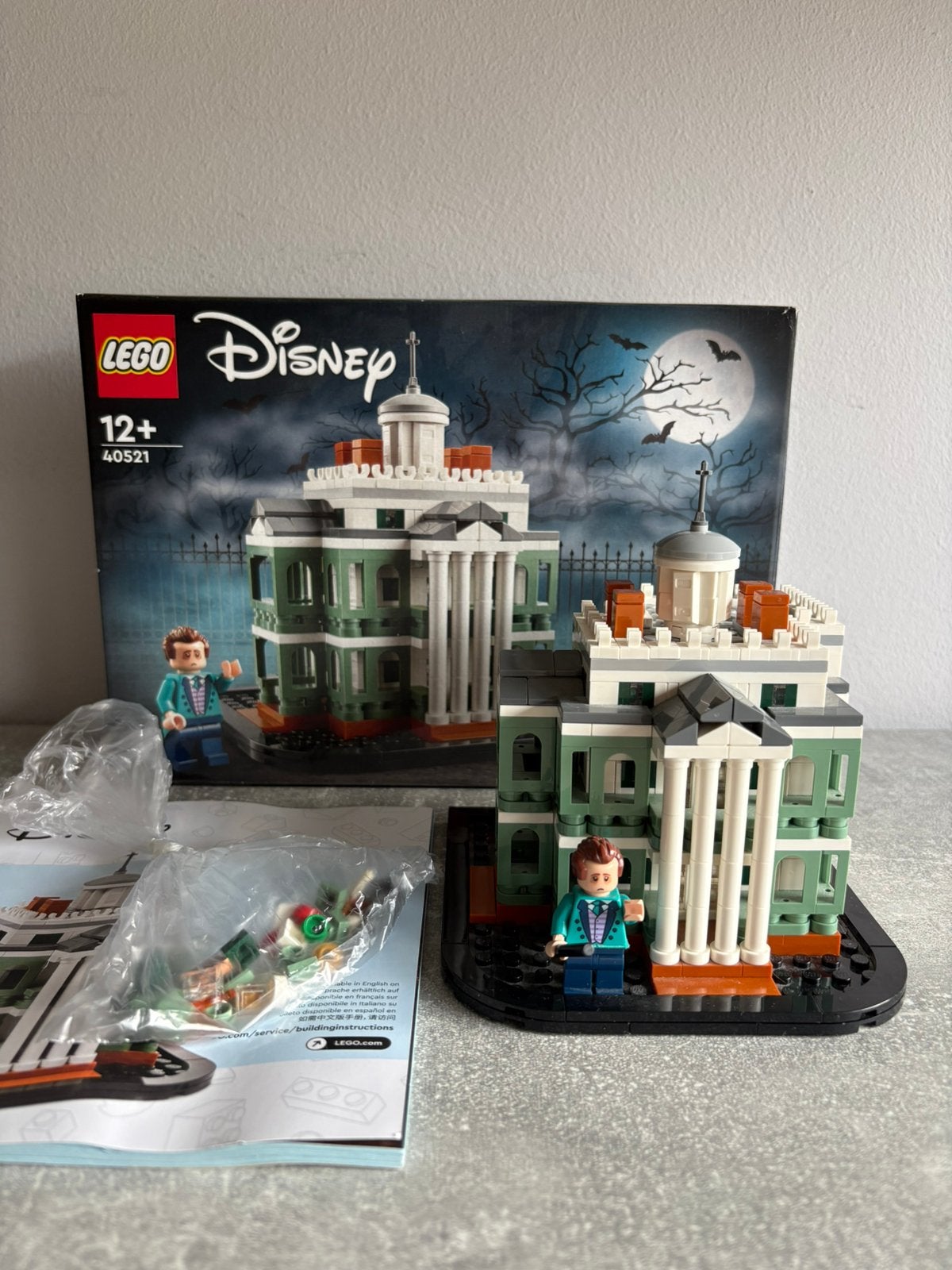 LEGO 40521 Disney the Haunted Mansion, Lego, Ophalen of Verzenden, Zo goed als nieuw, Complete set