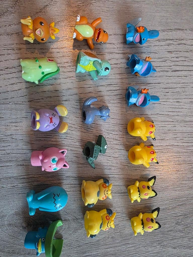 Pokémon poppetjes voor op een potlood (pencil toppers), Verzamelen, Poppetjes en Figuurtjes, Verzenden, Gebruikt