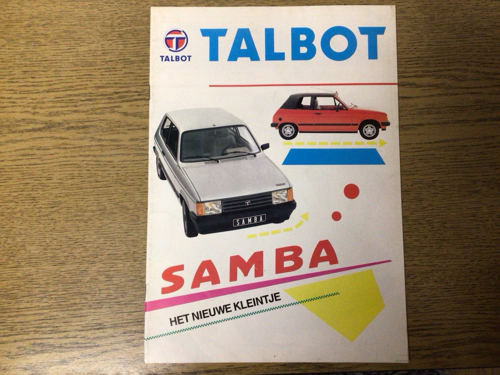 Talbot Samba brochure - Het Nieuwe Kleintje, Ophalen of Verzenden, Gelezen, Overige merken