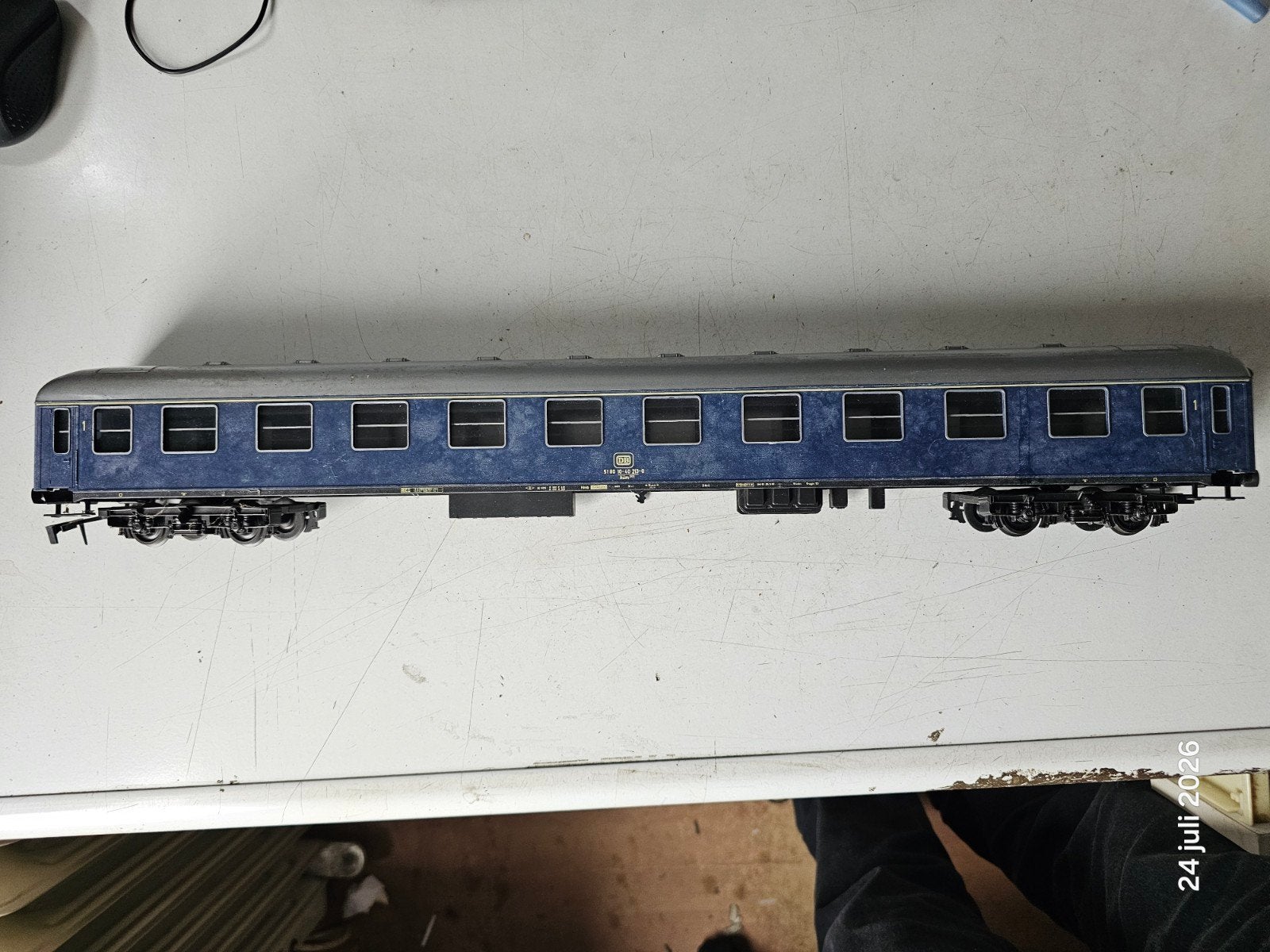 Modeltrein lima Spoor 0 D Rijtuig - Draaistel Los, Ophalen of Verzenden, Gebruikt, Wagon, Overige merken