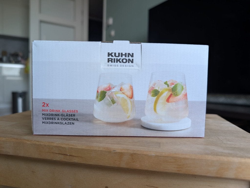 Kuhn rikon glazen, Huis en Inrichting, Ophalen of Verzenden, Nieuw, Glas, Minder dan 100 cm