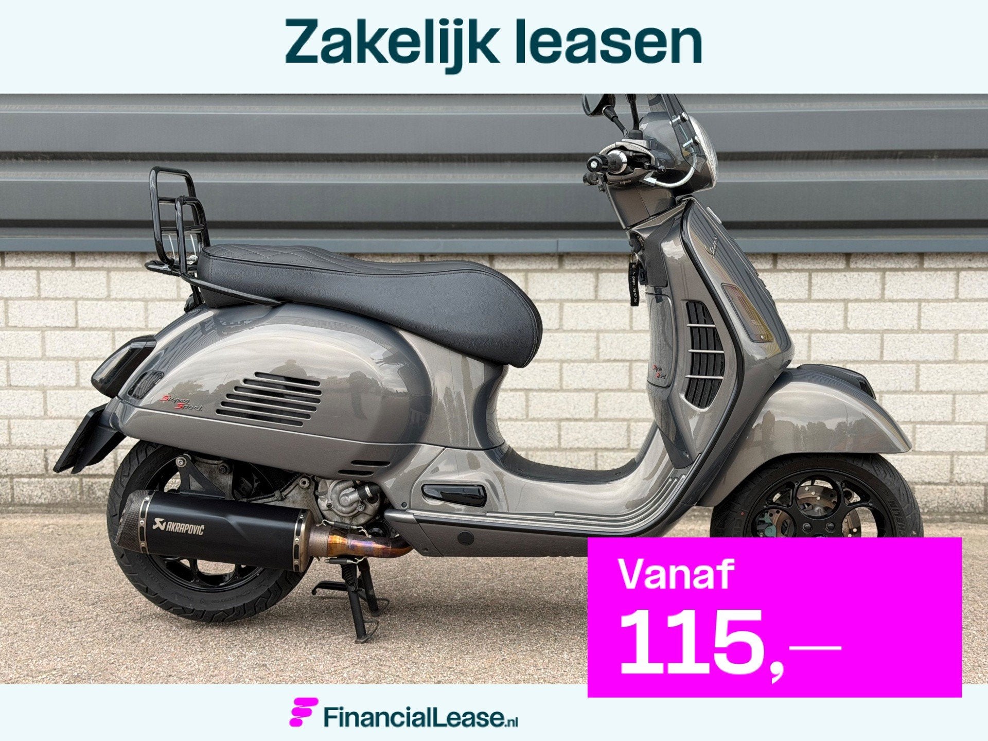 Vespa GTS 300 i.e. Supersport ABS CUSTOM AKRAPOVIC, Scooter, Bedrijf, ABS, 278 cc