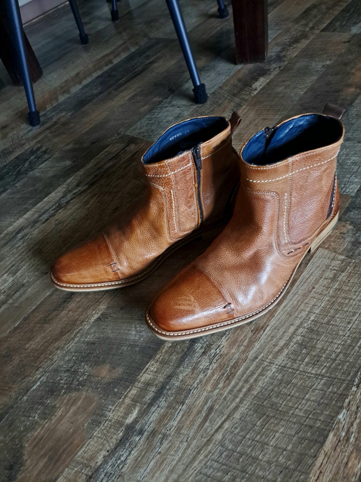 heren enkellaarsjes, Ophalen, Bruin, Boots