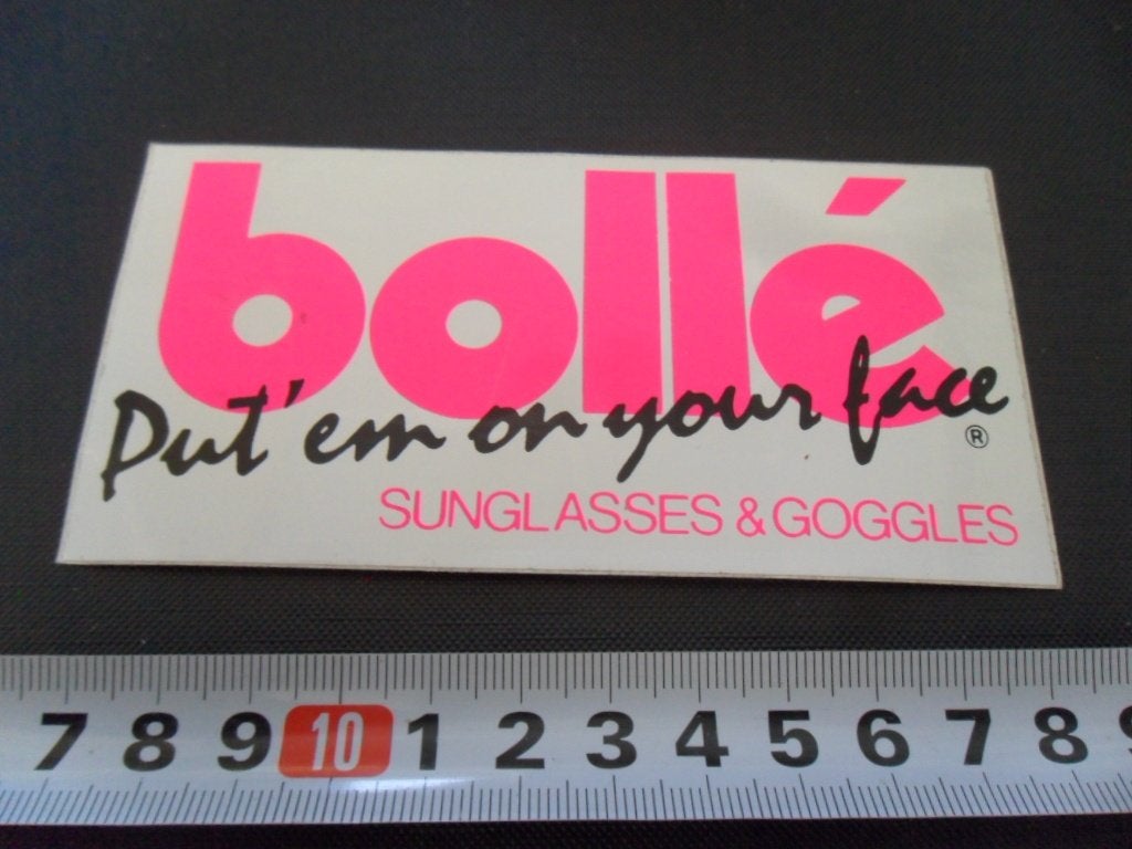 sticker BOLLÉ put'em on your face Sunglasses & Goggles, Ophalen, Zo goed als nieuw