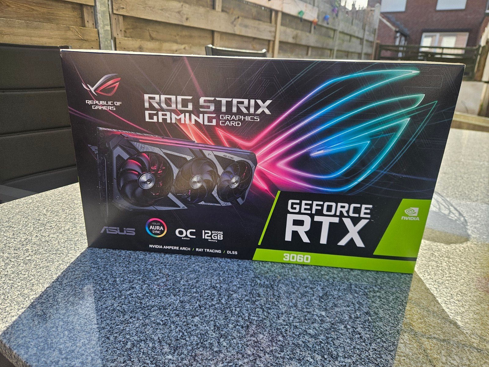 ASUS ROG Strix GeForce RTX 3060 OC 12GB Gaming Videokaart, Computers en Software, GDDR6, PCI-Express 4, Ophalen of Verzenden, Zo goed als nieuw