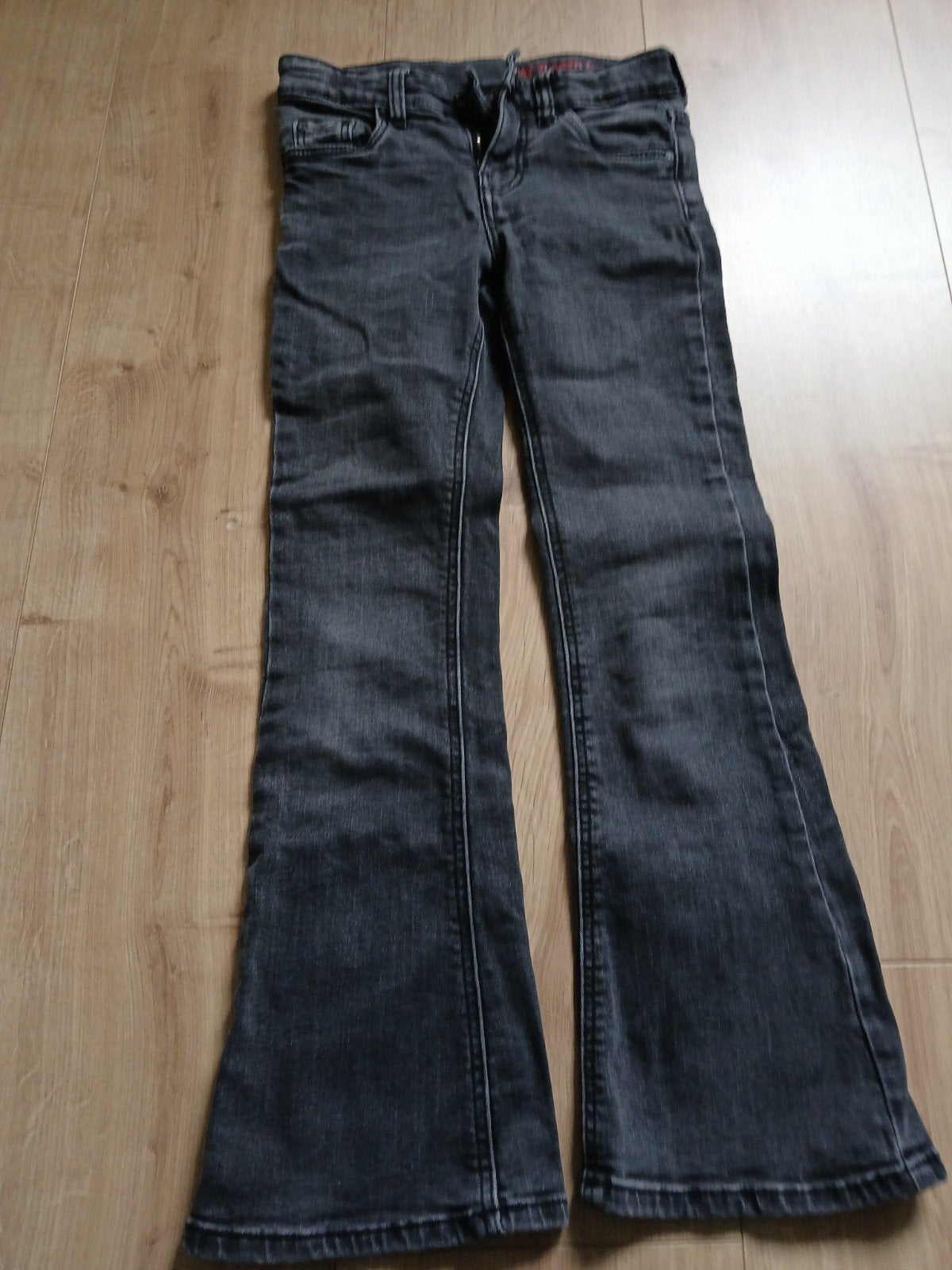 Prima grijze flair broek, weinig gedragen, Broek, WE, Meisje, Ophalen of Verzenden