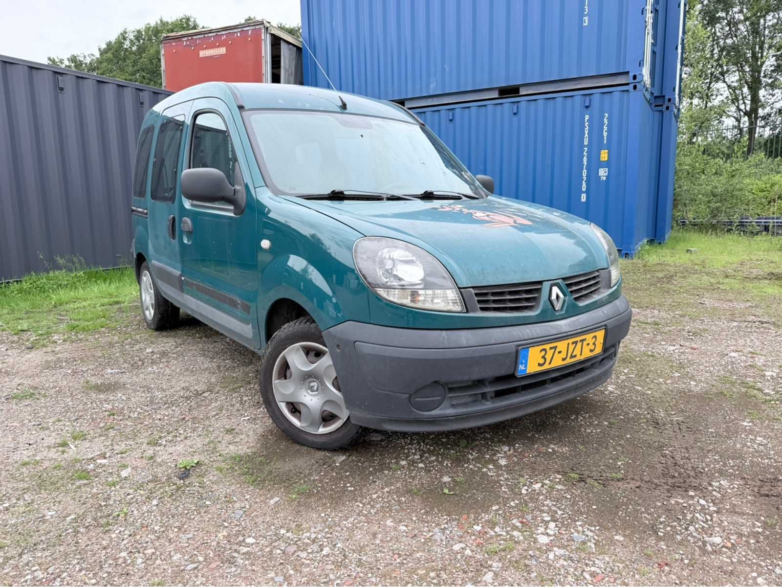 2006 Renault Kangoo 1.2-16V Authentique Personenauto, Auto's, Voorwielaandrijving, 4 cilinders, 14 km/l, Handgeschakeld
