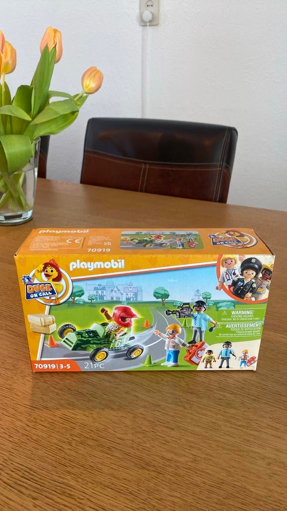Playmobil Duck on Call: Help de Racer - Nieuw!, Ophalen of Verzenden, Nieuw, Complete set