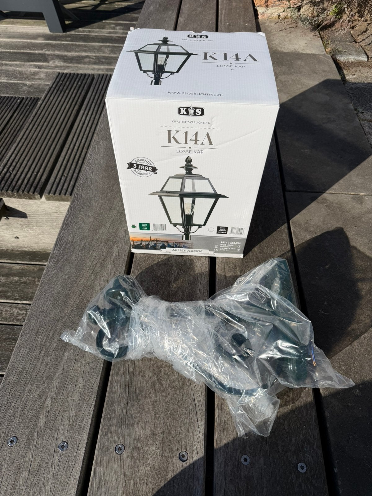 Nieuwe Nostalux wand buitenlamp Venlo, Tuin en Terras, Ophalen, Minder dan 50 watt, Wandlamp, Netvoeding