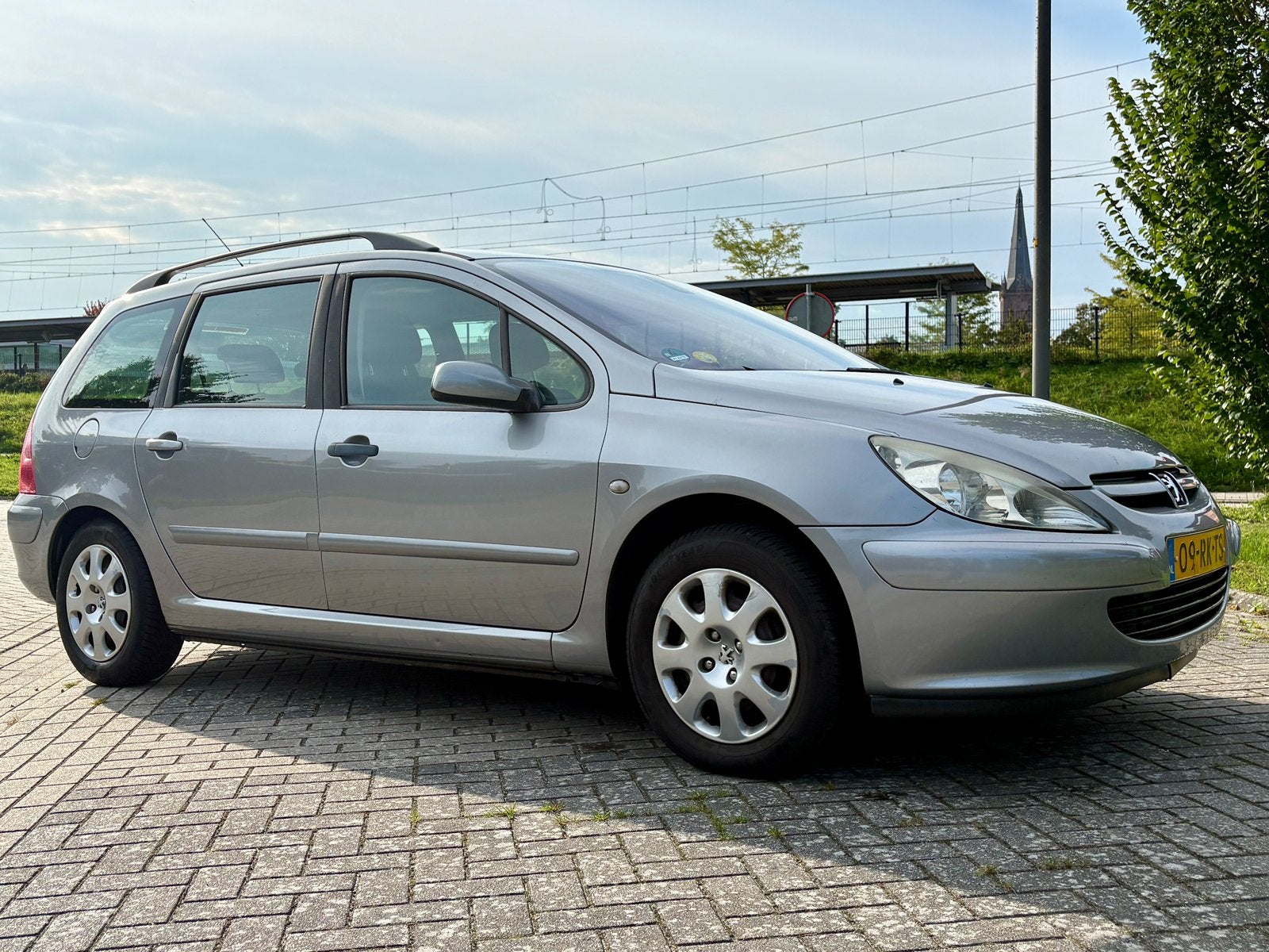 Peugeot 307 1.6 16V XR Break 2005 Grijs 5p rook-& diervrij, Stof, 4 cilinders, Origineel Nederlands, Handgeschakeld