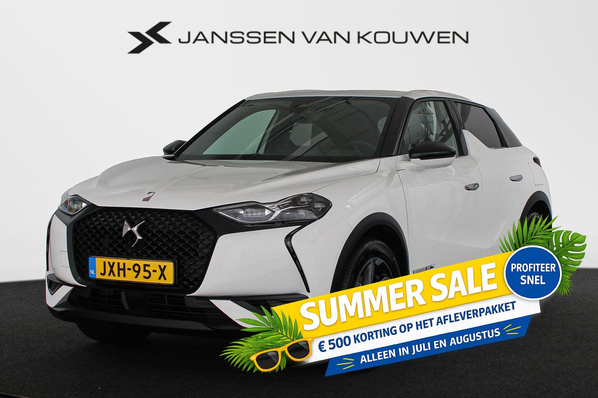 DS 3 Crossback E-Tense Performance Line+ 50 kWh SOH 100% App, Auto's, 136 pk, Gebruikt, Alcantara, 320 km
