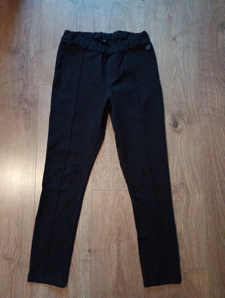 Zwarte broek mt 158, Broek, Meisje, Ophalen of Verzenden, Zo goed als nieuw