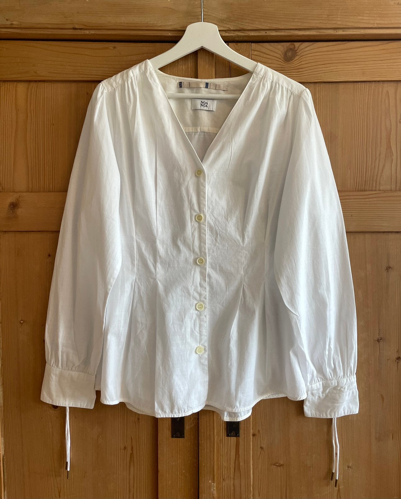Katoenen blouse van Noa Noa maat 42., Verzenden, Zo goed als nieuw, Maat 42/44 (L), Wit