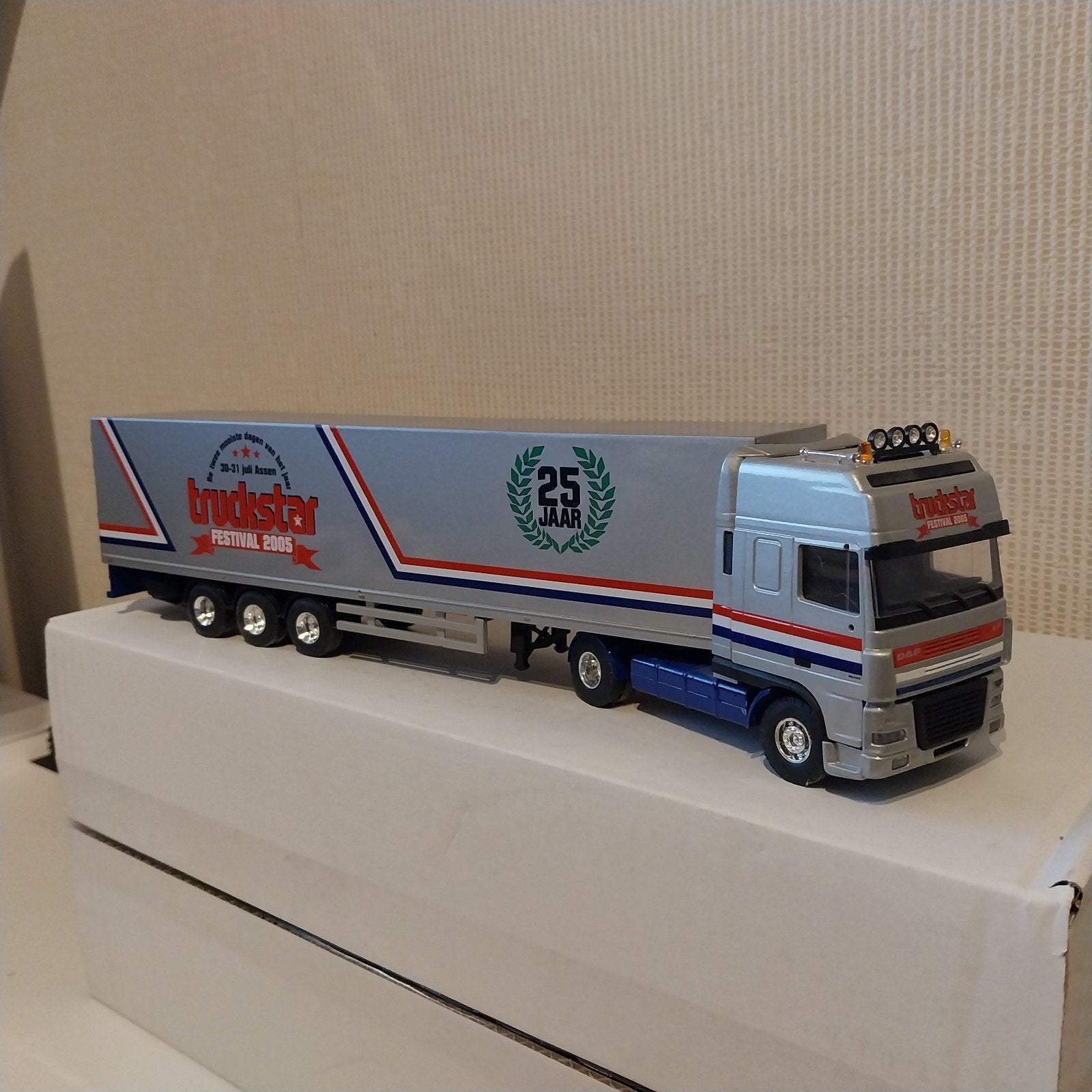 Lion Toys DAF 95XF 530 Super Space Cab Truckstar Festival 25, Ophalen of Verzenden, Zo goed als nieuw, Bus of Vrachtwagen, Lion Toys