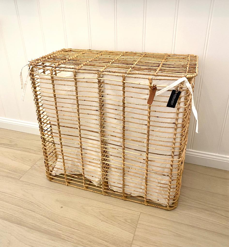 Nieuw: Rivièra Maison rattan wasmand, Ophalen, Nieuw, Overige kleuren, Overige typen