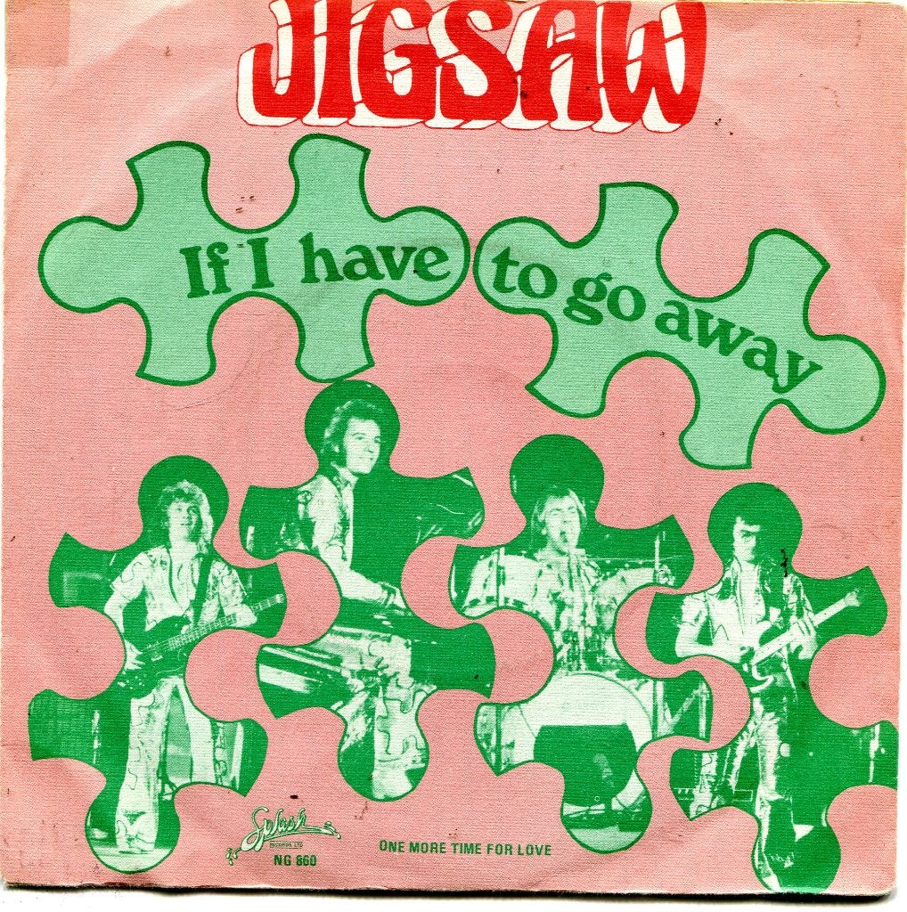 JIGSAW  -  If I have to go away, Gebruikt, 7 inch, Pop, Fotohoes