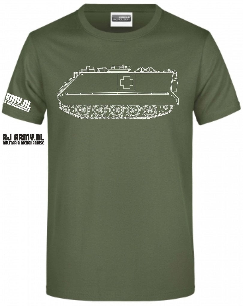 M113 GWT NL Gewondentransport / ambulance, Verzamelen, Ophalen of Verzenden, Landmacht, Nederland, Embleem of Badge