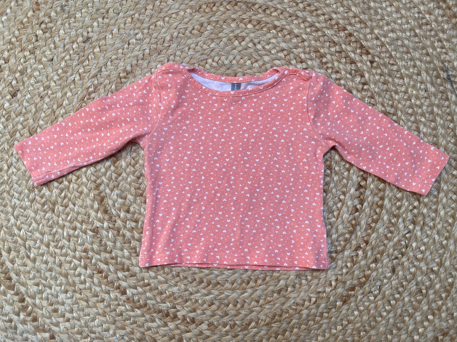 Longsleeve Wibra maat 68, Ophalen of Verzenden, Zo goed als nieuw, Meisje, Shirtje of Longsleeve
