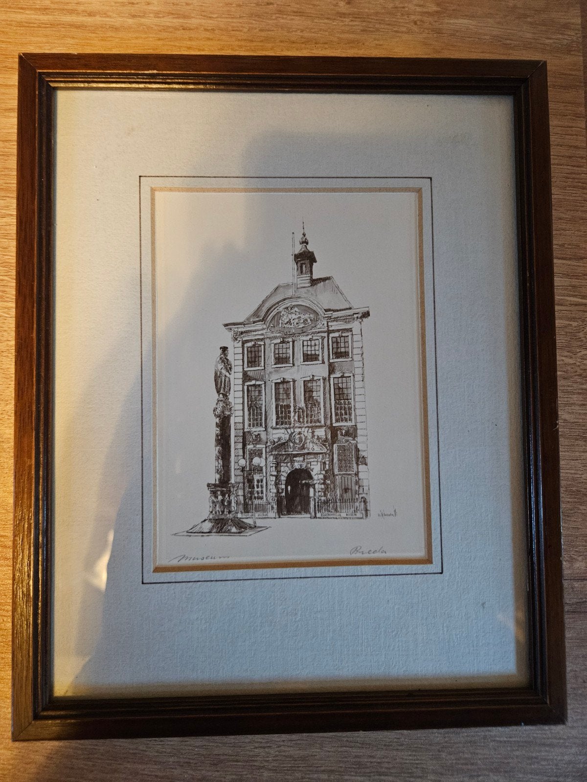 Ingelijste etsen van BREDAASE  stadsgezichten, gesigneerd, Antiek en Kunst, Kunst | Etsen en Gravures, Stadsgezicht, 1950 - 1999