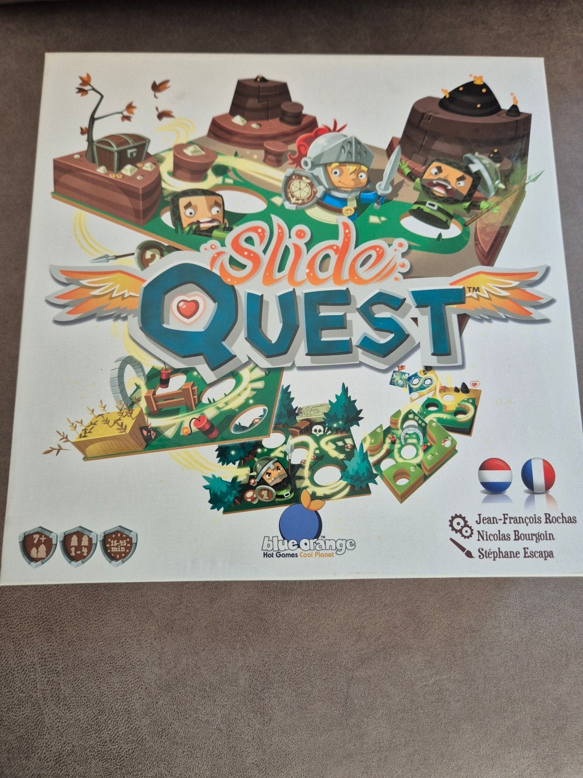Slide Quest Bordspel - Avontuurlijk en Uitdagend, Een of twee spelers, Ophalen of Verzenden, Zo goed als nieuw, Blue Orange