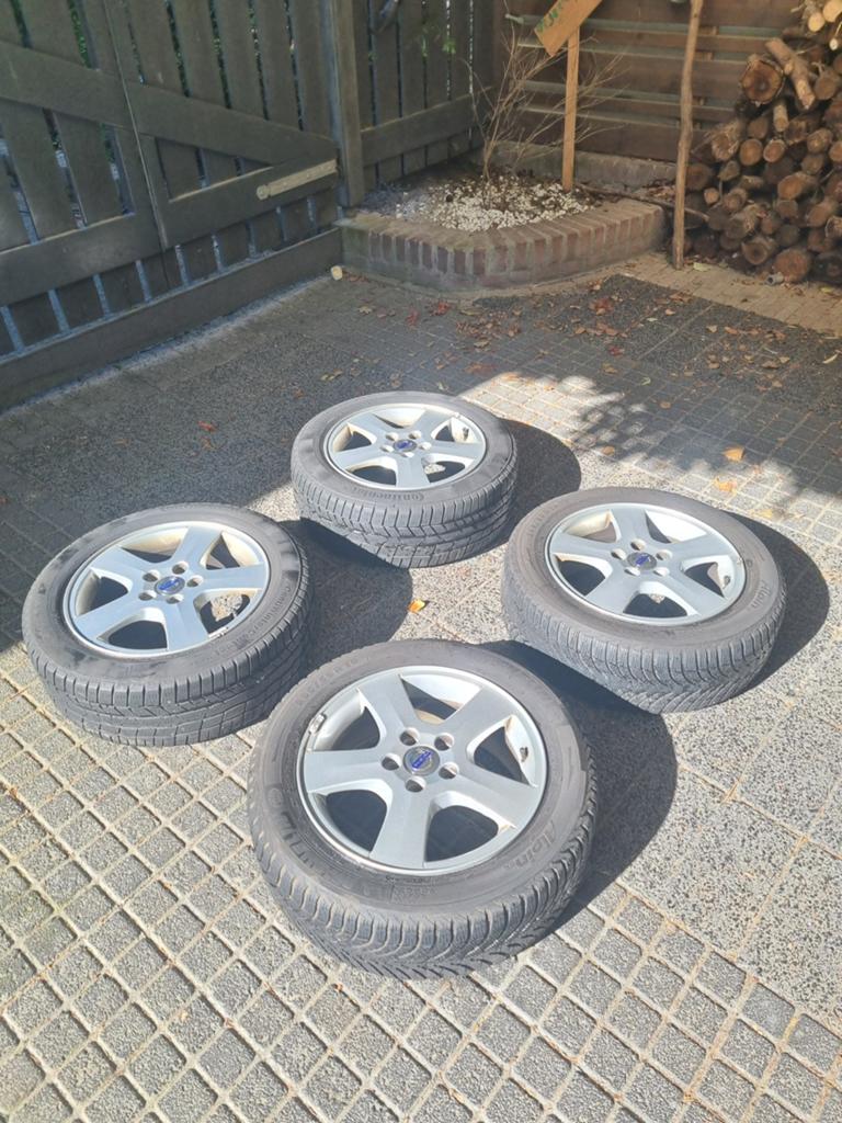 Winterbanden Michelin/Continental 205/55/R16, Auto-onderdelen, Banden en Velgen, Ophalen, 16 inch, Band(en), 205 mm