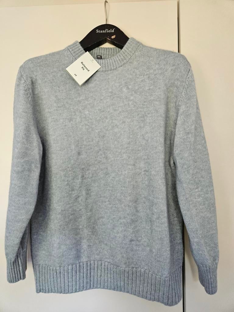 H&M nieuw recycled ruime S turquoise €17 vaste prijs, Kleding | Heren, Truien en Vesten, Nieuw, H&M, Verzenden, Maat 48/50 (M)