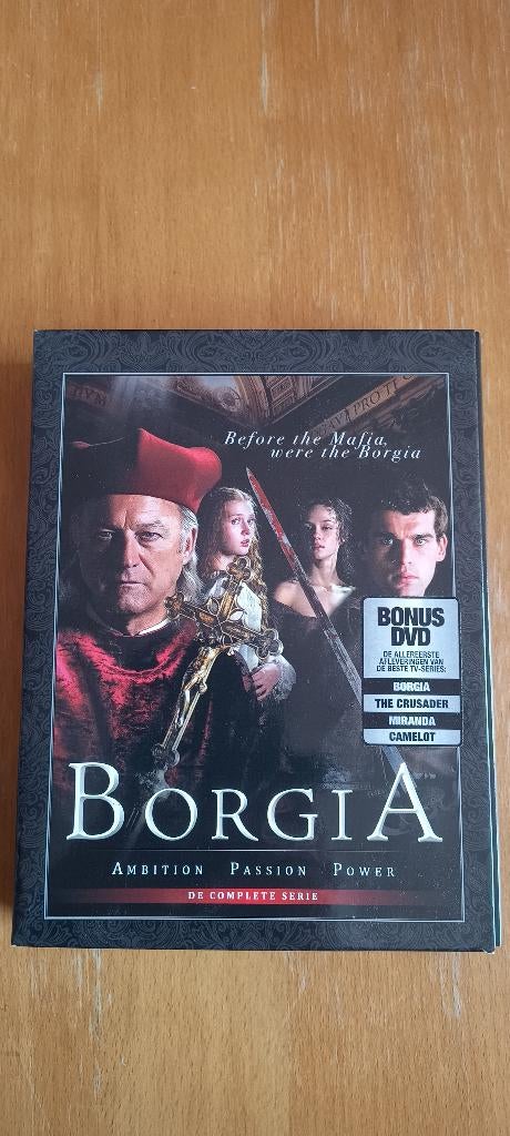 DVD Box Borgia - Complete Series + bonus dvd, Cd's en Dvd's, Dvd's | Tv en Series, Ophalen of Verzenden, Zo goed als nieuw, Boxset