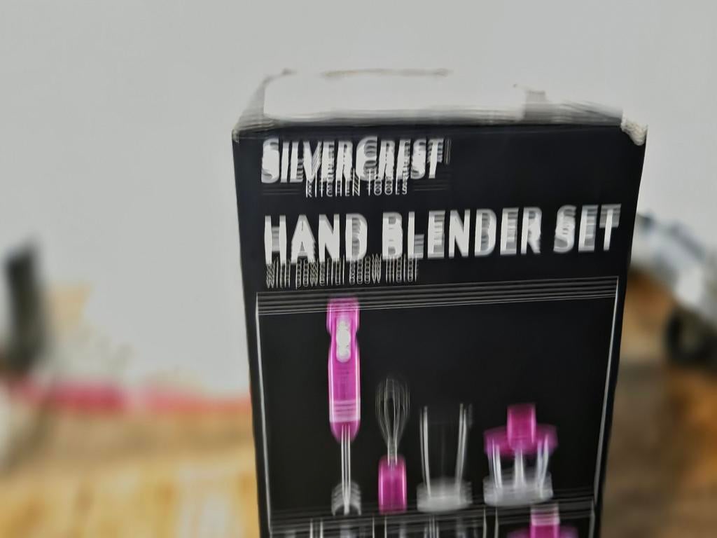 SilverCrest Handblender Set - Krachtige 600W Motor, Ophalen of Verzenden, Gebruikt, Blender