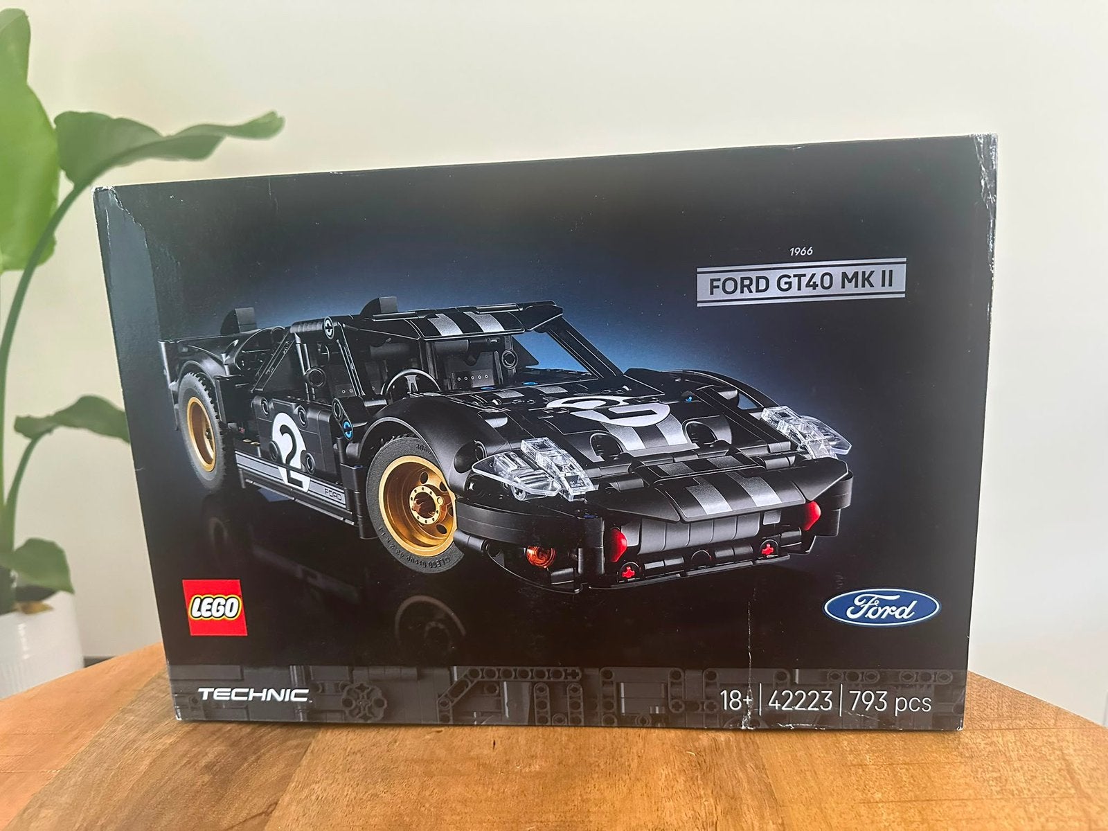 LEGO 1966 FORD GT40 MKII (42223), Lego, Ophalen of Verzenden, Zo goed als nieuw, Technic