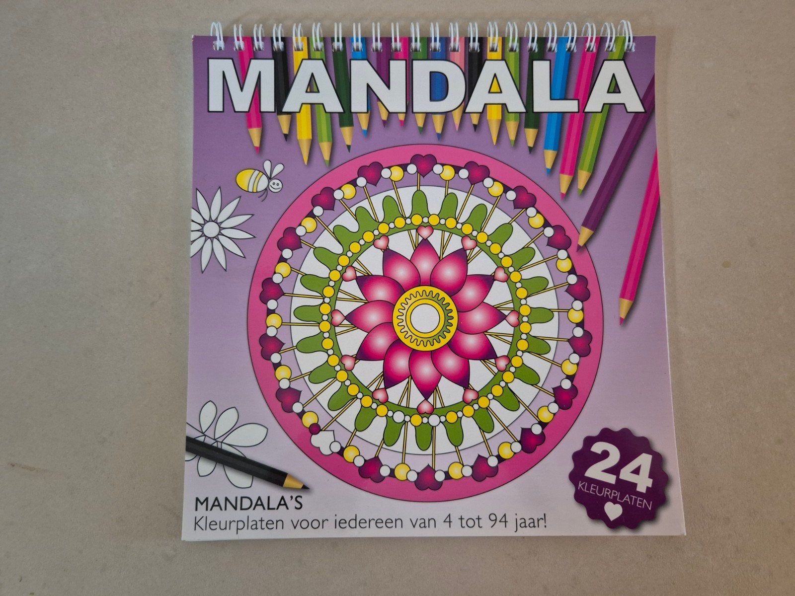 NIEUW! Mandala Kleurboek - 24 Kleurplaten voor Iedereen, Abstract, Nieuw, Meerkleurig, Ophalen of Verzenden