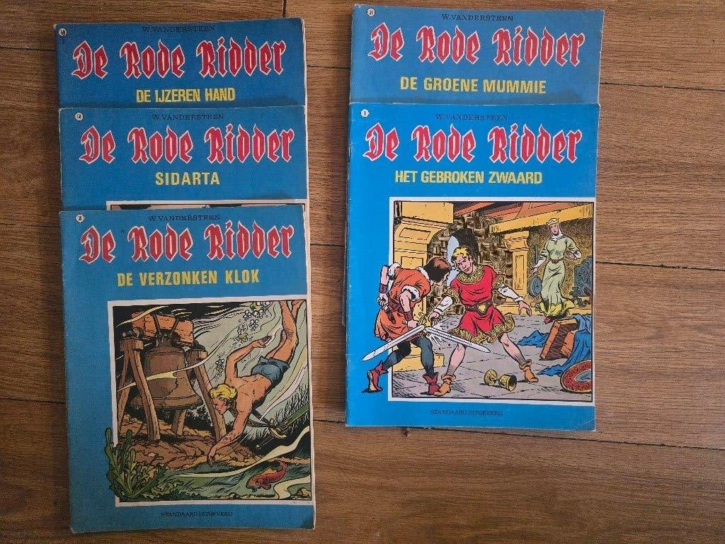 De rode ridder, Meerdere stripboeken, Ophalen of Verzenden, Gelezen