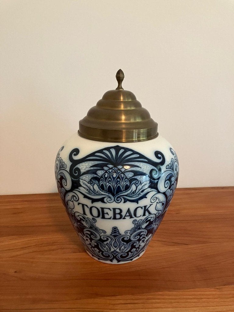 Toeback aardenwerk pot, Antiek en Kunst, Ophalen